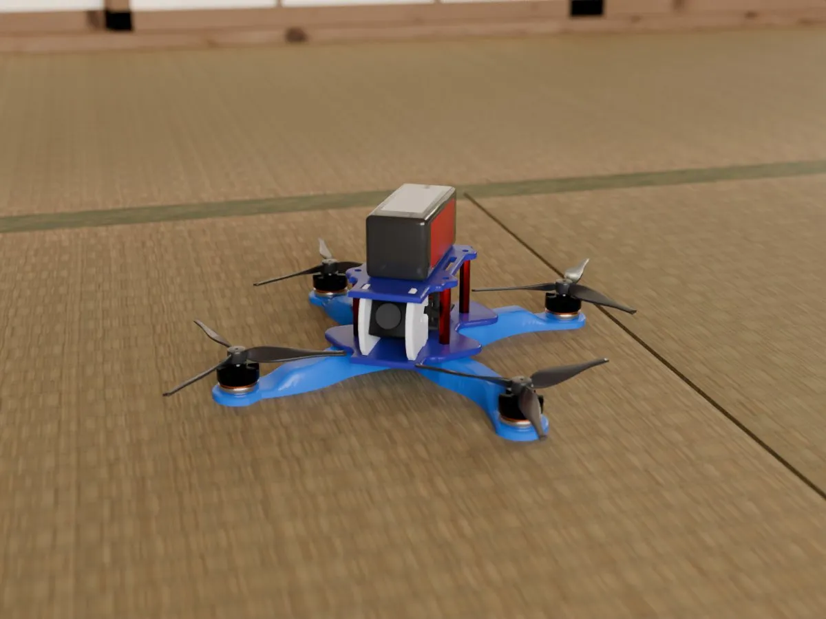 4 inch FPV quad frame, room front