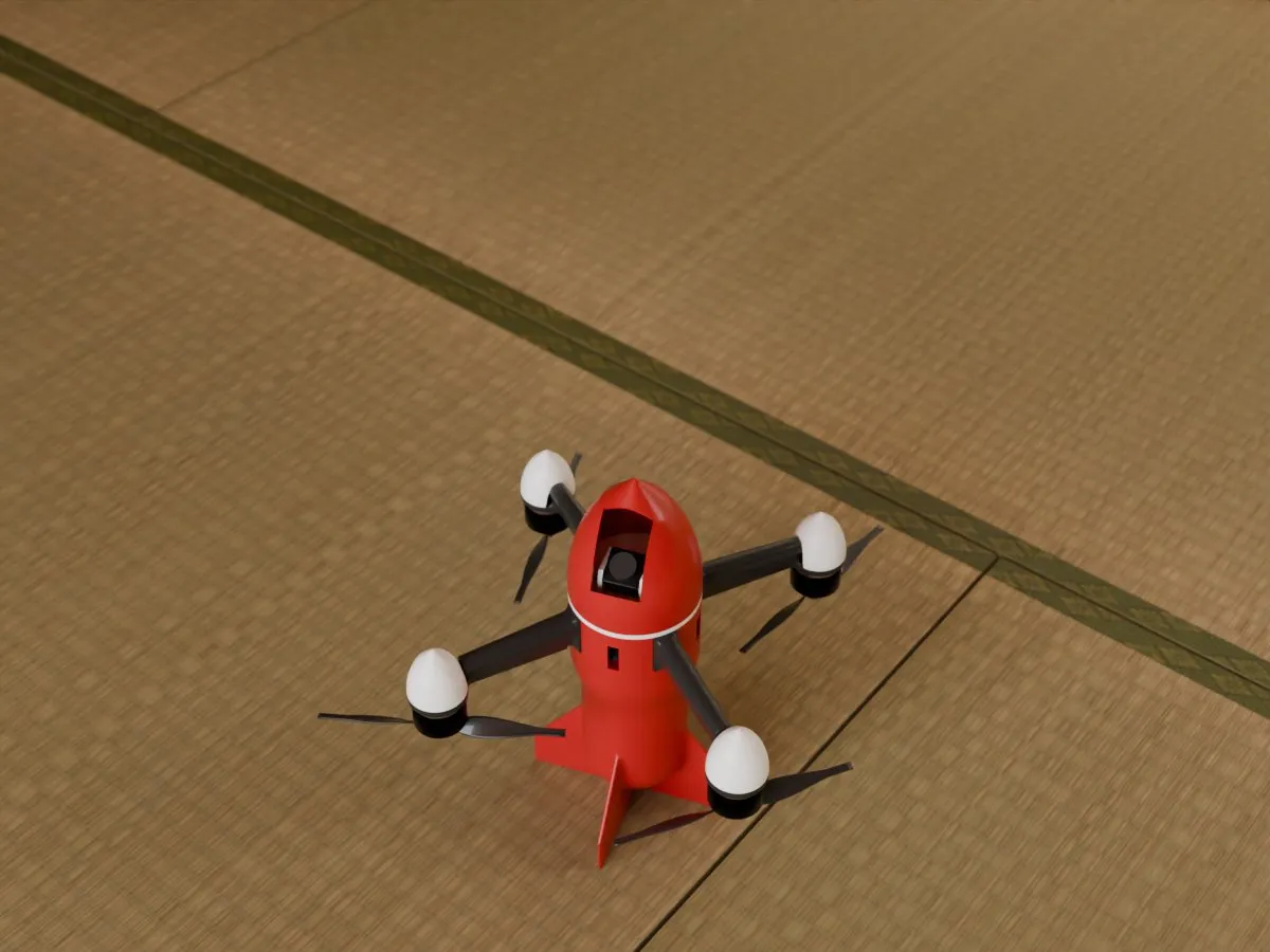 5 inch speed quad frame, room high