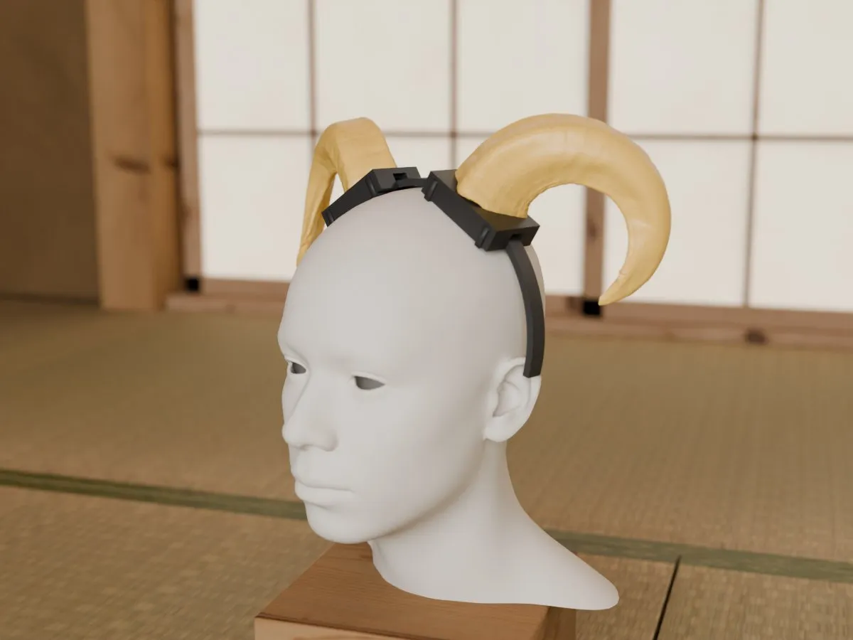 Ram's horns, room front