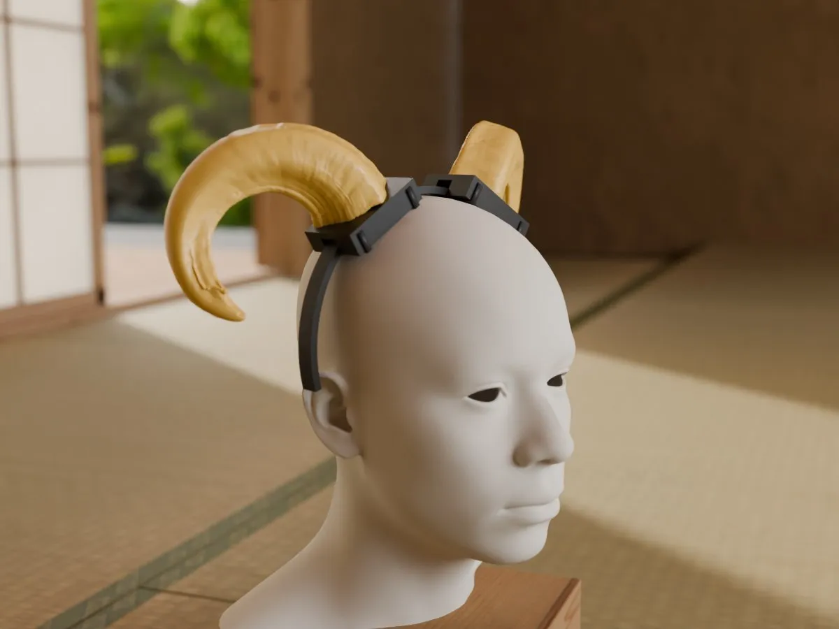 Ram's horns, room side