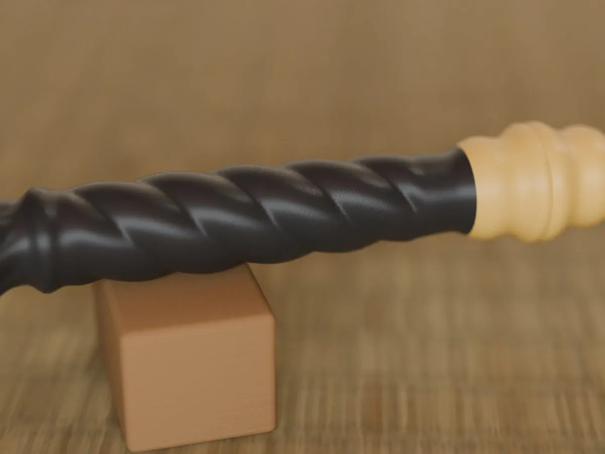 Knight's sword and wand, room wand handle